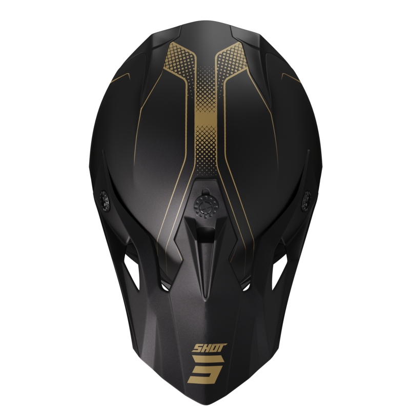 Casco motocross Shot Pulse Edge oro opaco Saldi