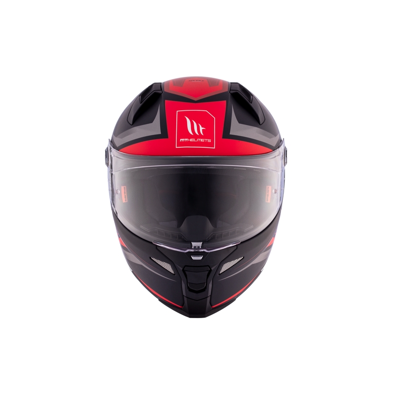 Casco moto integrale MT REVENGE 2 S HATAX B5 nero-grigio-rosso