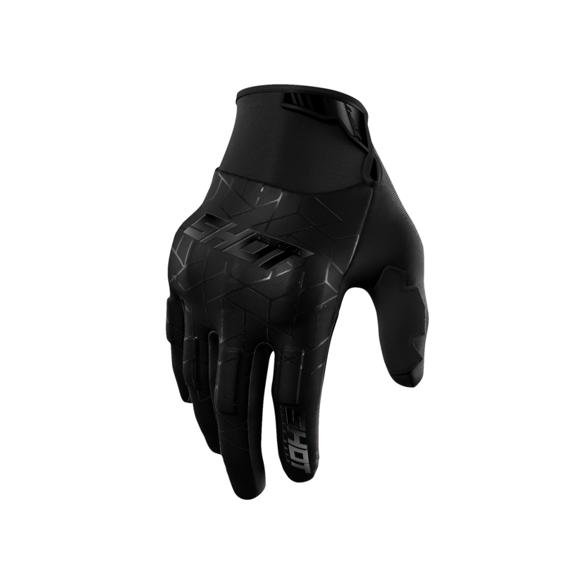 Guanti da motocross Shot Drift Spider nero Saldi