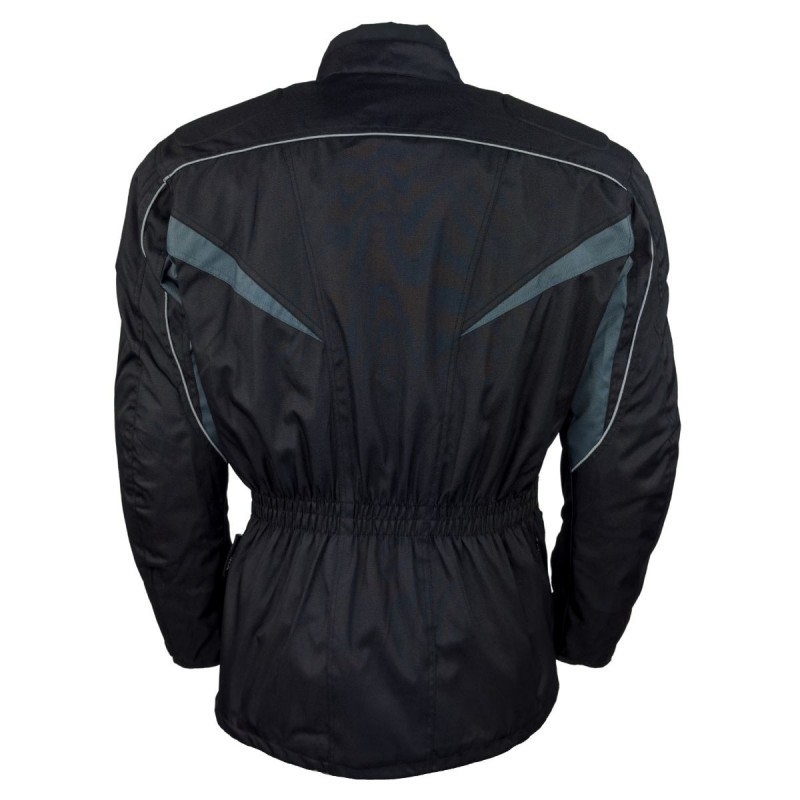 Giacca da moto Roleff Kodra Cologne nero-grigio