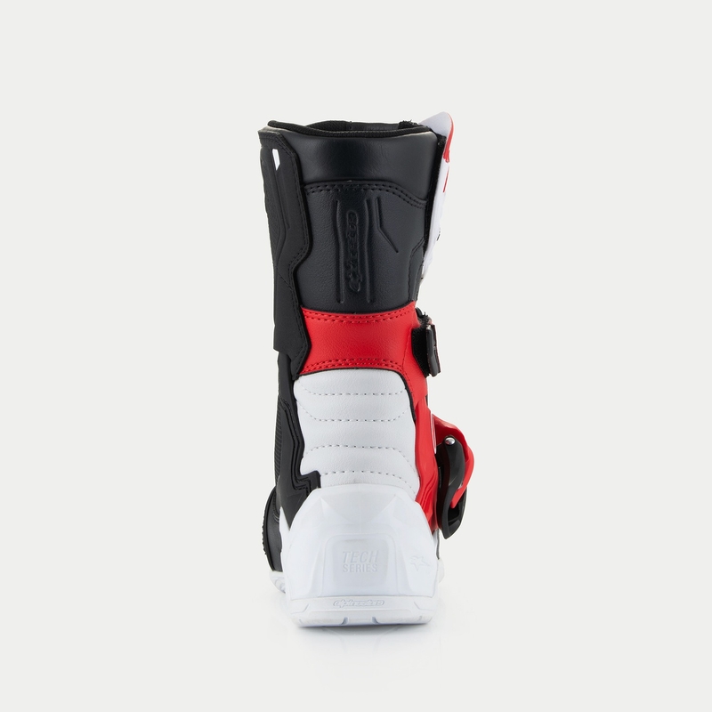 Stivali da moto per bambini Alpinestars Tech 3S Nero-Bianco-Rosso