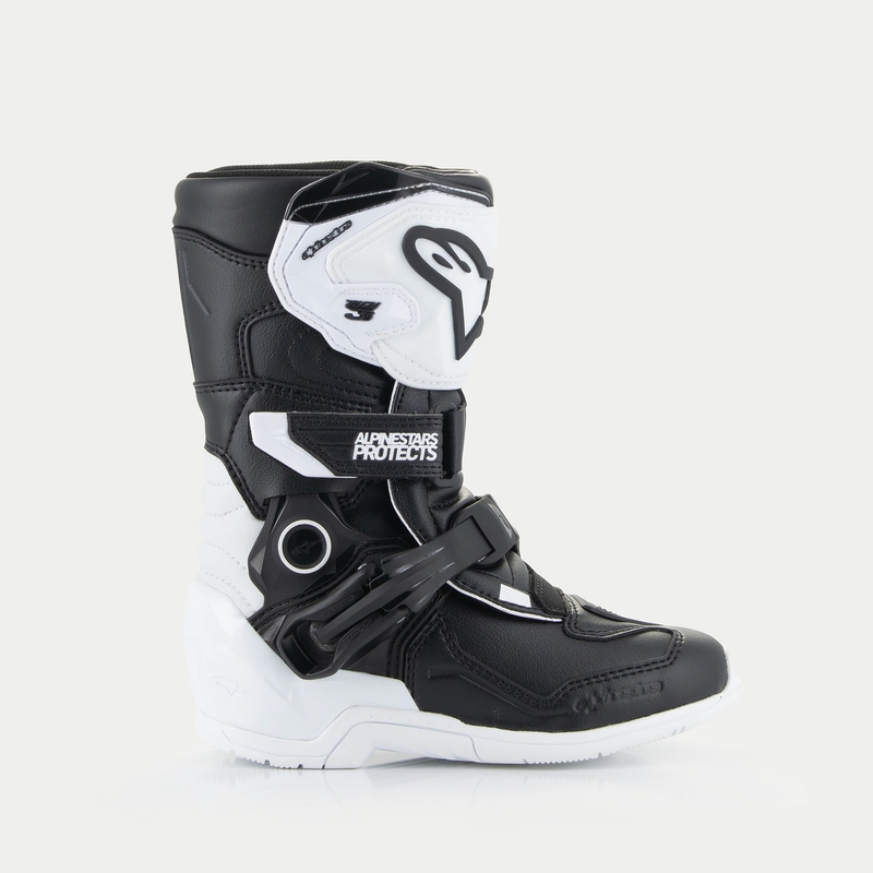 Stivali da moto per bambini Alpinestars Tech 3S Bianco-Nero