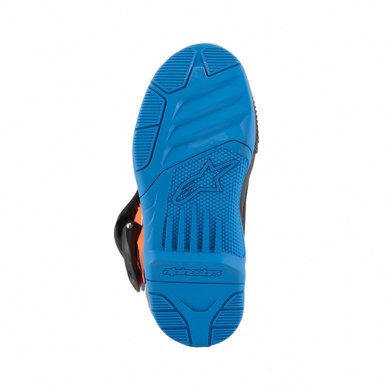 Alpinestars Tech 3S Kids Arancione fluo-Blu-Giallo fluo-Nero Stivali da moto per bambini