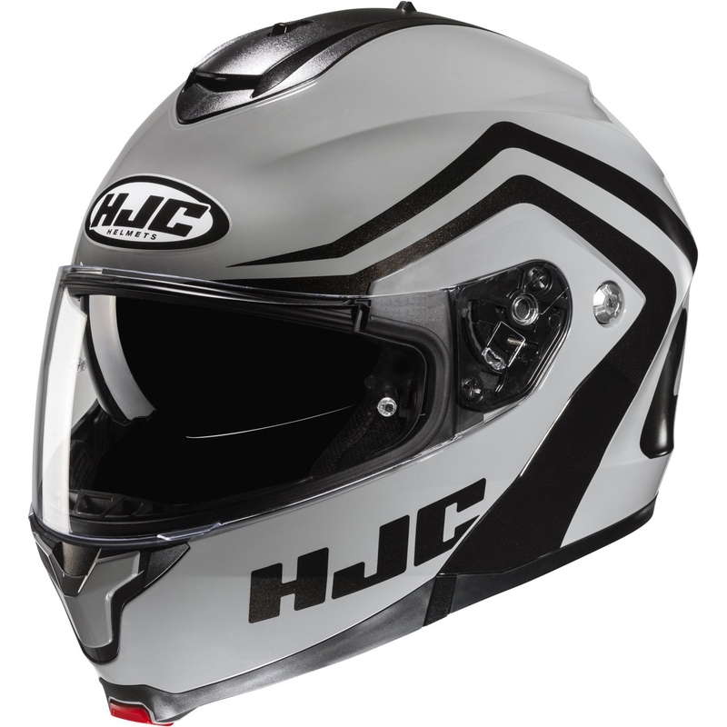Casco moto ribaltabile HJC C91N Nepos MC5 grigio-nero