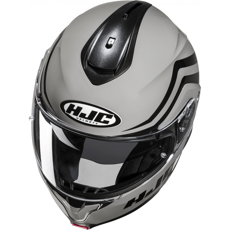 Casco moto ribaltabile HJC C91N Nepos MC5 grigio-nero