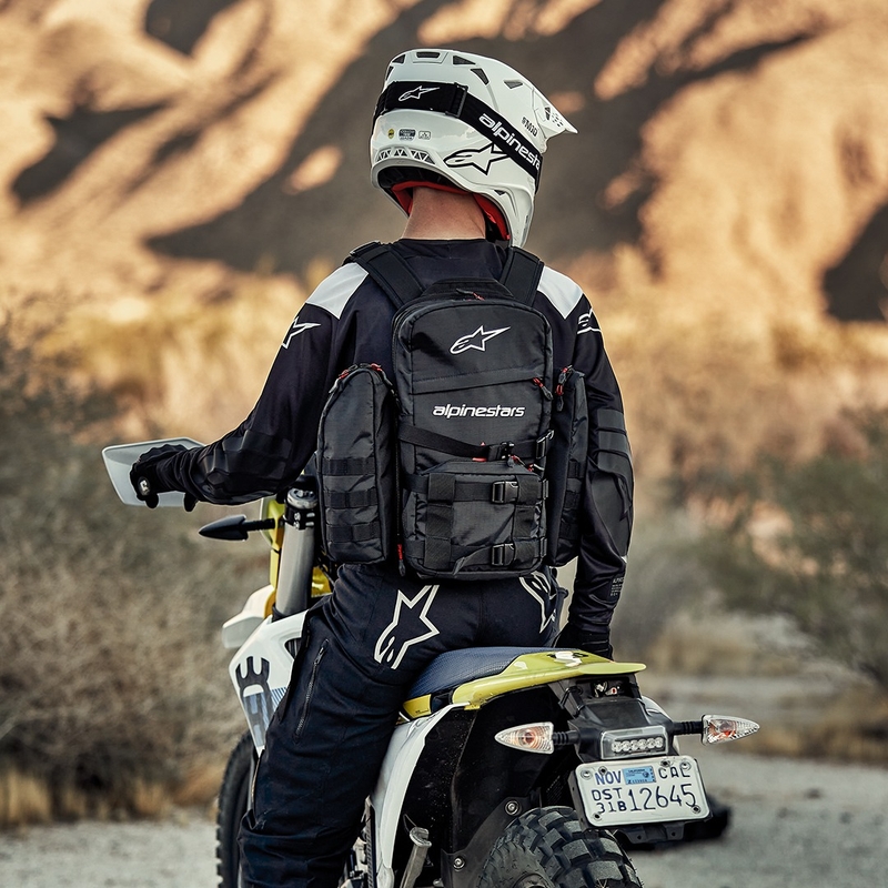 Zaino tattico Alpinestars Techdura nero-bianco 9 l