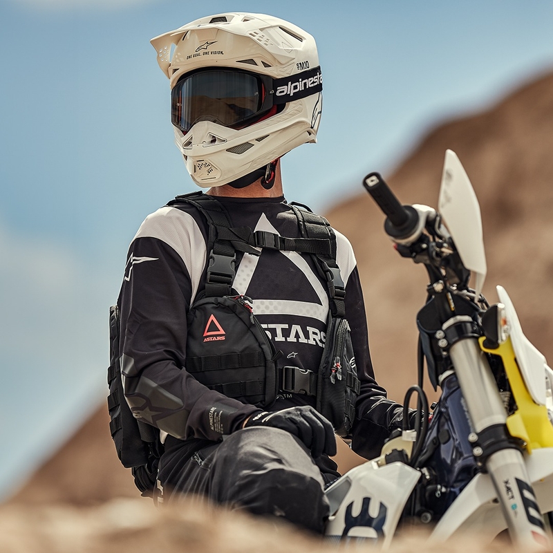 Zaino tattico Alpinestars Techdura nero-bianco 9 l