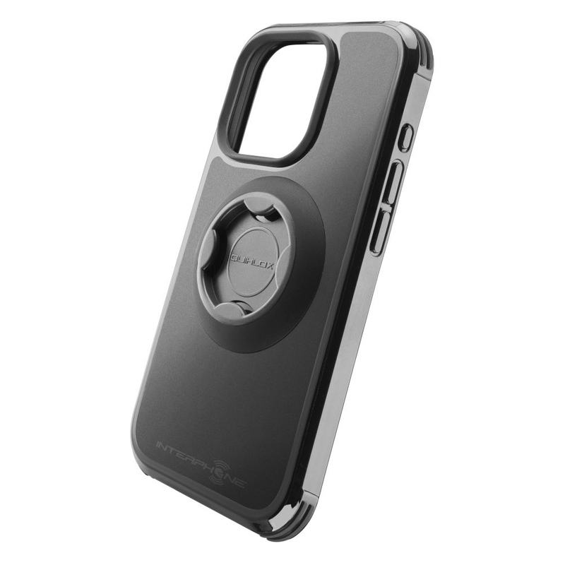 Cover protettiva Interphone QUIKLOX Tetraforce - Apple iPhone 15 Pro Max nero