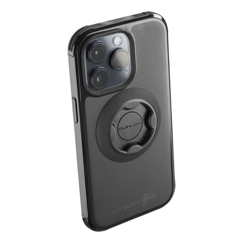 Cover protettiva Interphone QUIKLOX Tetraforce - Apple iPhone 15 Pro Max nero