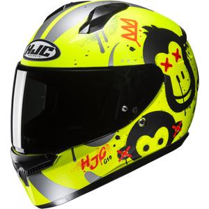 Casco integrale per bambini HJC C10 Geti MC3HSF giallo fluo
