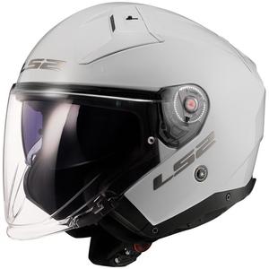 Casco da moto aperto LS2 OF603 Infinity II Bianco pieno