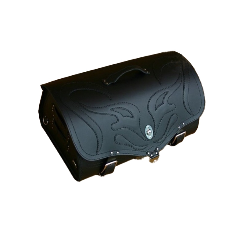 RSA K22 Black Demon nero 42 l borsa da moto in pelle