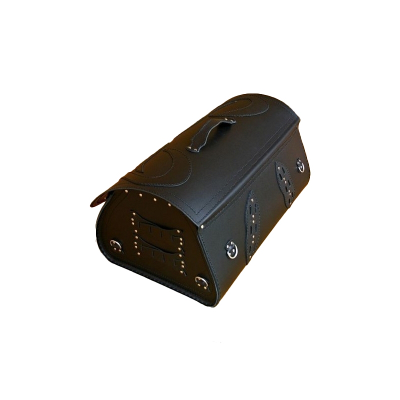 RSA K22 Black Demon nero 42 l borsa da moto in pelle