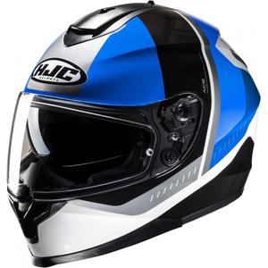 Casco moto integrale HJC C70N Alia MC2 nero-bianco-blu
