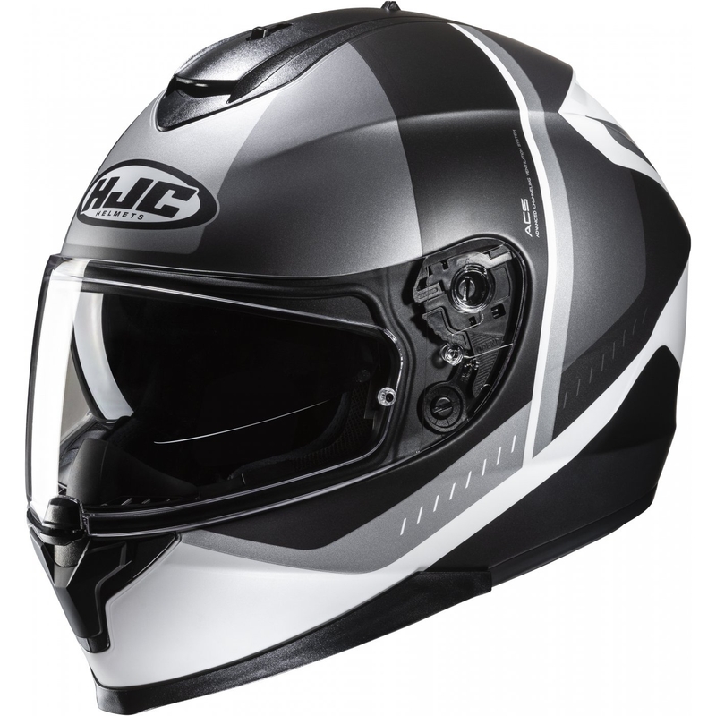 Casco moto integrale HJC C70N Alia MC5SF nero-grigio-bianco