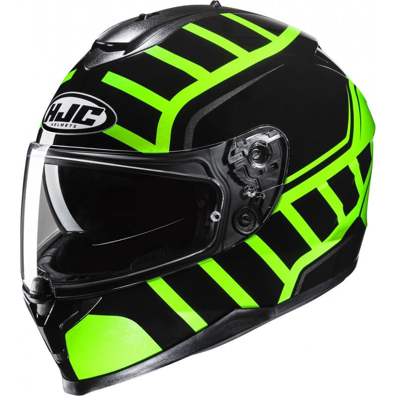 Casco moto integrale HJC casco C70N MC4H nero-verde fluo