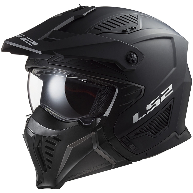 Casco moto LS2 OF606 Drifter Nero solido opaco