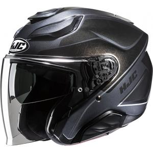 Casco moto aperto HJC F31 Ludi MC5 titanio