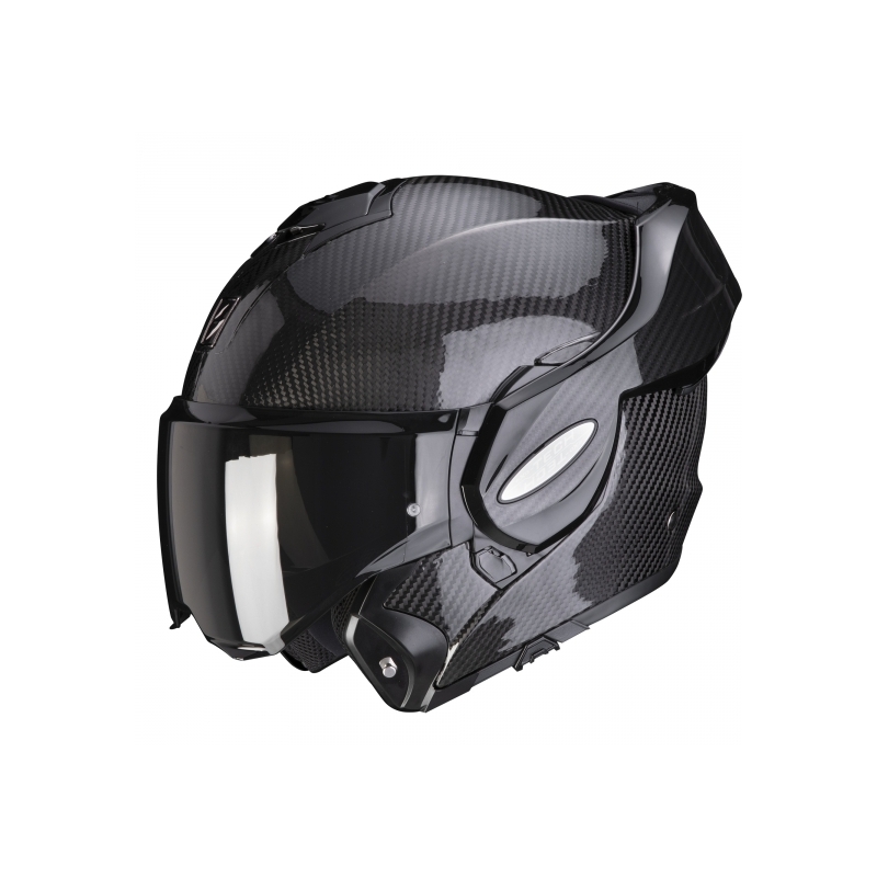 Casco ribaltabile Scorpion EXO-TECH EVO Carbon nero lucido - grado II