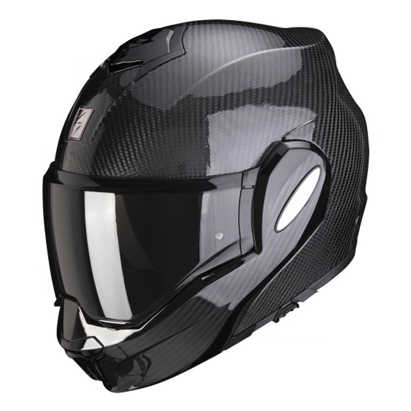 Casco ribaltabile Scorpion EXO-TECH EVO Carbon nero lucido - grado II