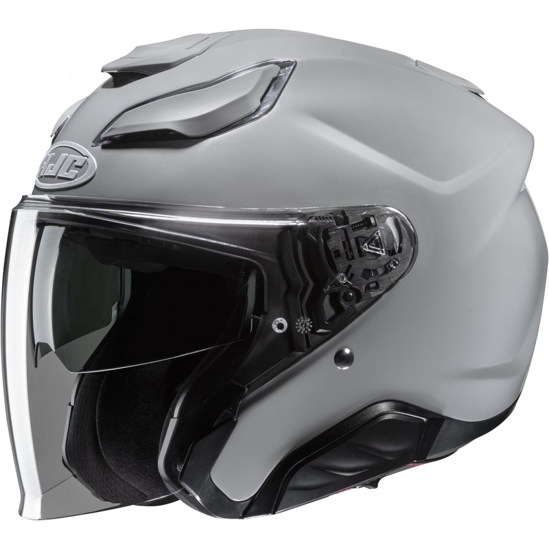 Casco da moto aperto HJC F31 Grigio solido