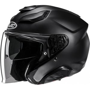 Casco da moto aperto HJC F31 Nero massiccio