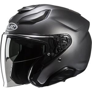 Casco moto aperto in titanio HJC F31 Solid