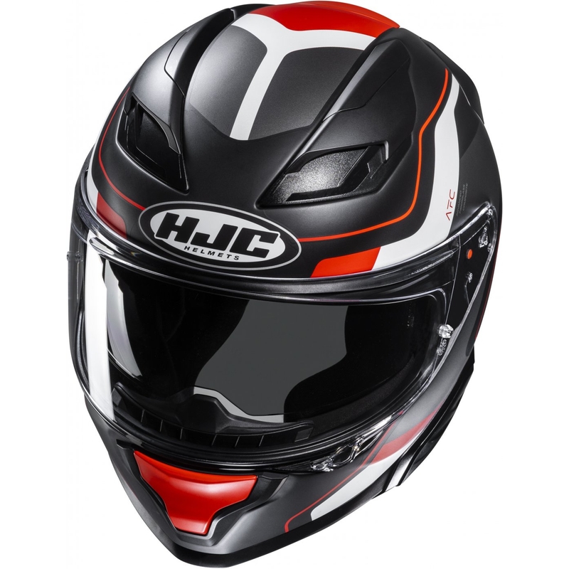 Casco moto integrale HJC F71 Arcan MC1SF nero-grigio-rosso