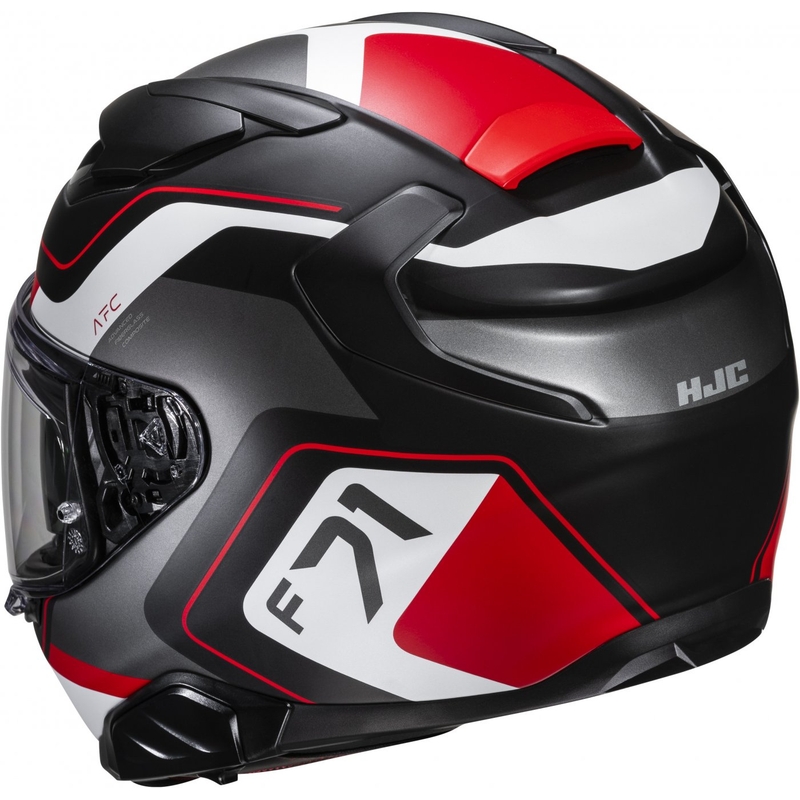 Casco moto integrale HJC F71 Arcan MC1SF nero-grigio-rosso
