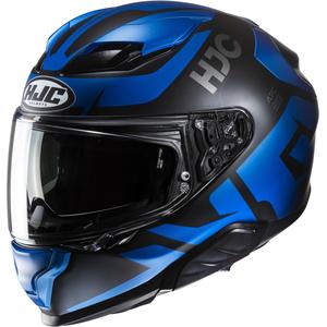 Casco moto integrale HJC F71 Bard MC2SF nero-blu