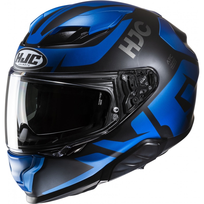 Casco moto integrale HJC F71 Bard MC2SF nero-blu