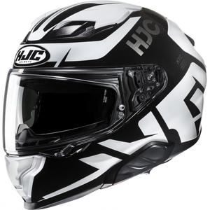 Casco moto integrale HJC F71 Bard MC5 bianco e nero