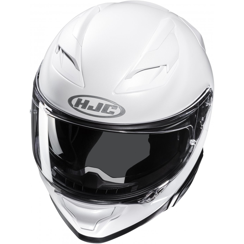 Casco moto integrale HJC F71 Solid Pearl White