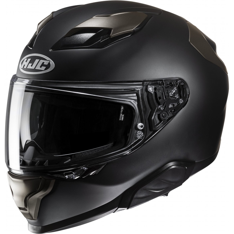 Casco moto integrale HJC F71 Solid nero opaco