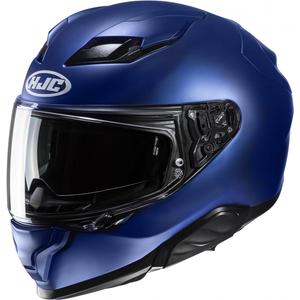 Casco moto integrale HJC F71 Solid blu metallizzato