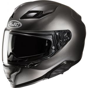 Casco moto integrale HJC F71 Solid grigio titanio