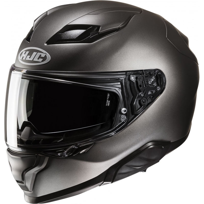Casco moto integrale HJC F71 Solid grigio titanio