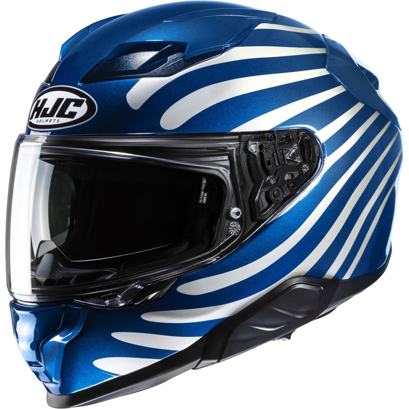 Casco moto integrale HJC F71 Zen MC2 bianco-blu