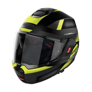 Casco Flip Nolan N120-1 Subway N-com 23 nero
