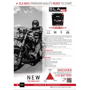 Továrně aktivovaná motocyklová baterie BS-BATTERY SLA MAX