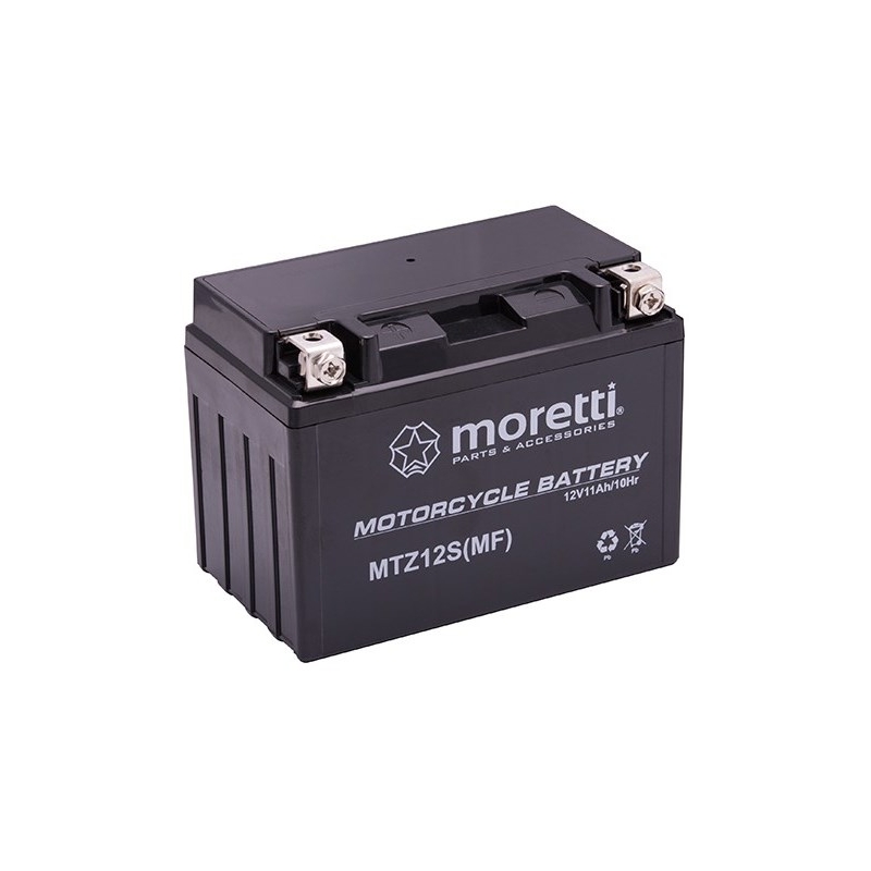 Batteria al gel senza manutenzione Moretti MTZ12S, 12V 10Ah