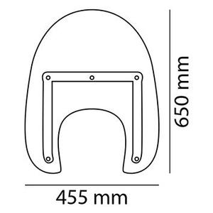 Plexi štít PUIG AMERICA I průhledný