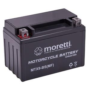 Moretti MTX9-BS batteria al gel senza manutenzione, 12V 8Ah