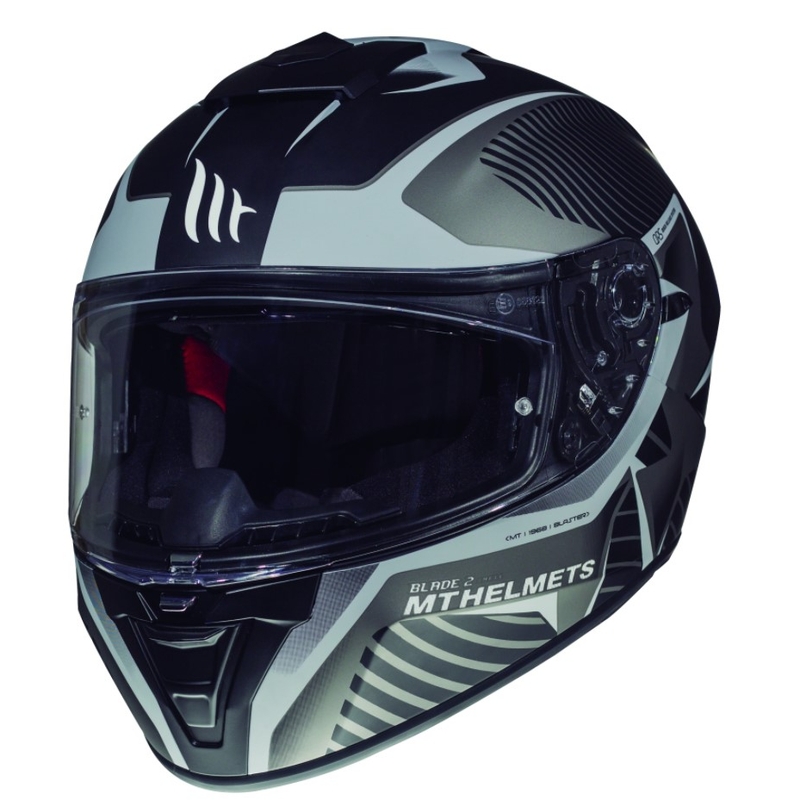 Integrální přilba na motorku MT Blade 2 SV Blaster černá matná-šedá