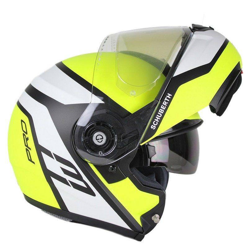Vyklápěcí přilba Schuberth C3 Pro Echo fluo žlutá výprodej