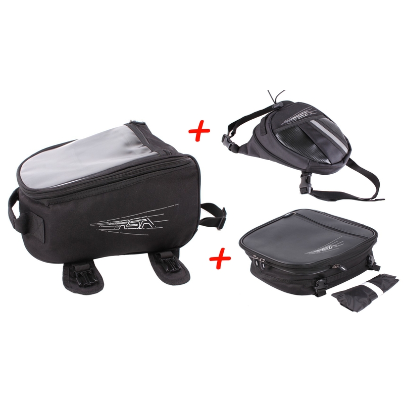 SET: borsa da serbatoio RSA + marsupio + borsa da sella