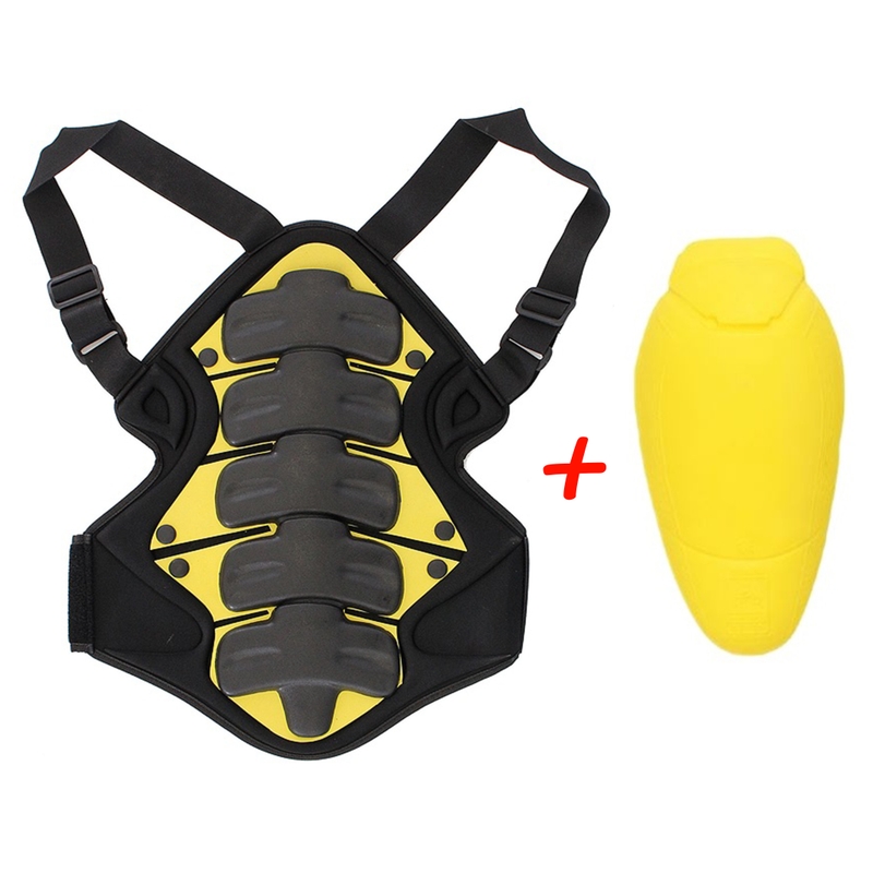 SET: protezione della colonna vertebrale RSA Cora + protezioni universali RSA Smart per gomiti e ginocchia