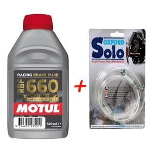 SET: liquido freni Motul + kit spurgo liquido freni Oxford