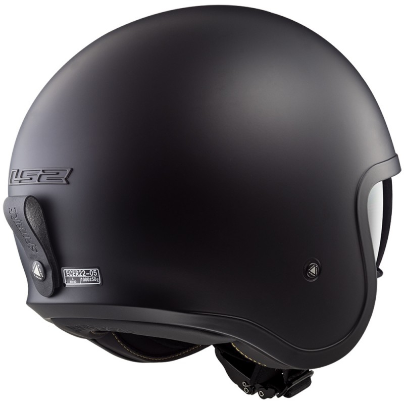 Casco moto aperto LS2 OF599 Spitfire nero opaco