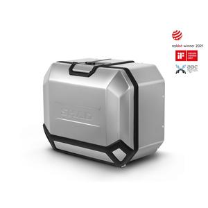 Kompletní sada hliníkových kufrů SHAD TERRA, 48L topcase 47L/47L boční kufry, včetně montážní sady a plotny SHAD Harley Davidson Pan America 1250